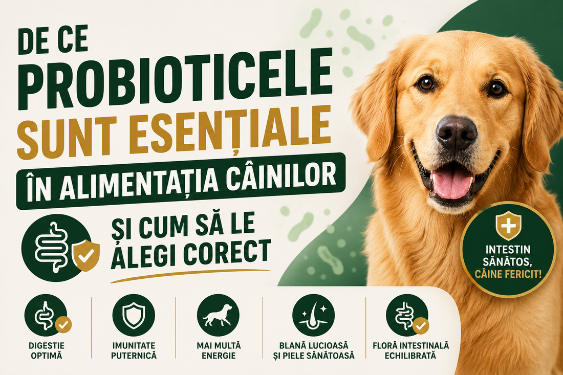 De ce probioticele sunt esențiale în alimentația câinilor - și cum să le alegi corect - KIBBZ - Curated Pet Provisions