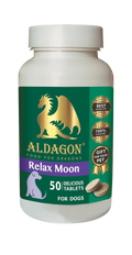 Relax Moon - Calming Support Supplement for Dogs, 50 Tablets